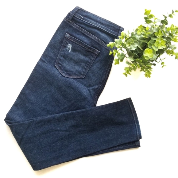 LOFT Denim - LOFT Modern Skinny BLUE distressed jeans size30/10